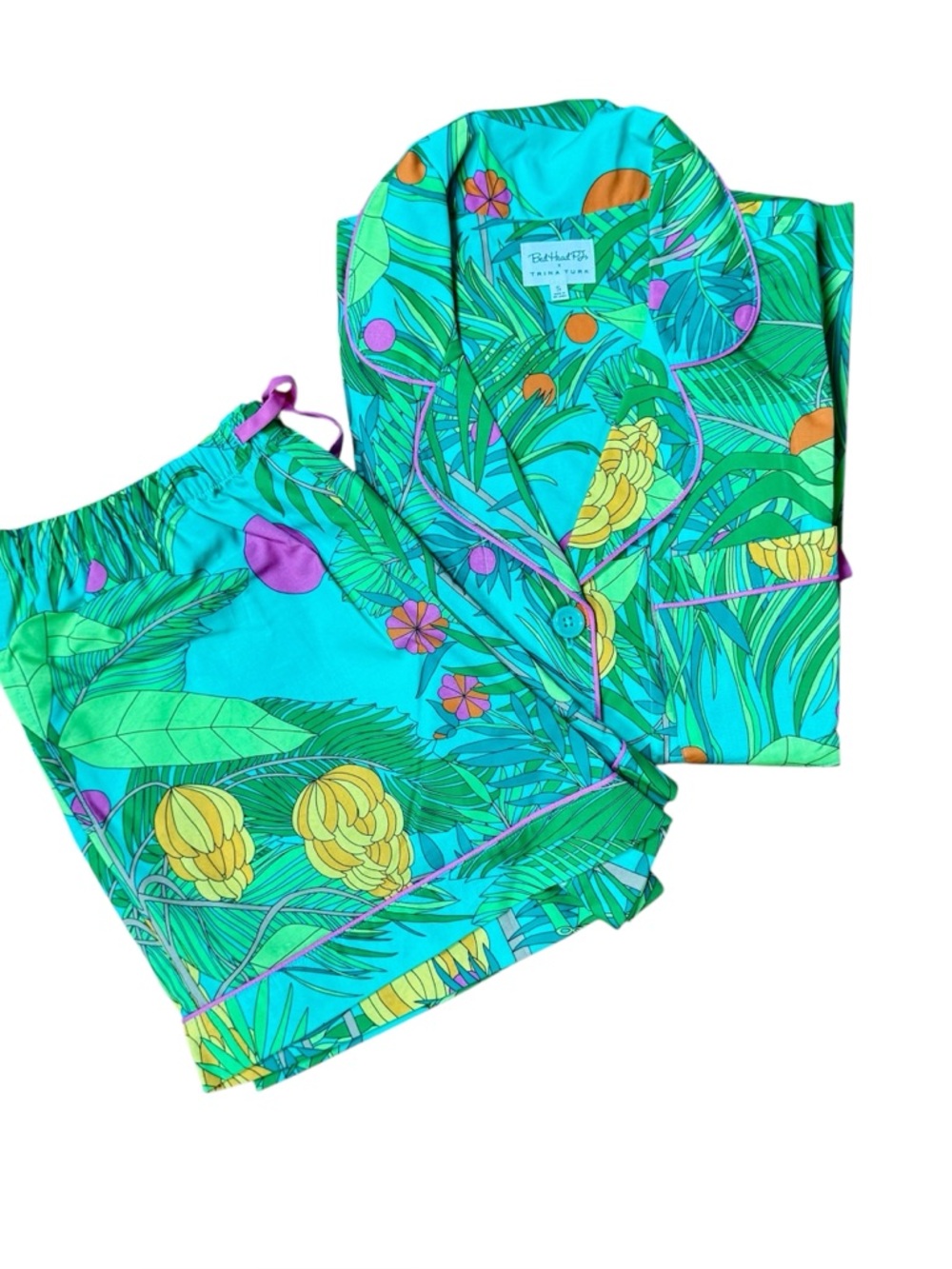 NWOT BedHead PJs x Trina Turk shorty pajama set